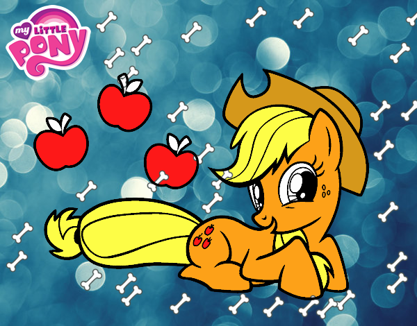 Applejack and her apples