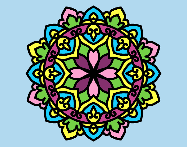 Coloring page Celtic mandala painted byLornaAnia