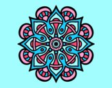 Coloring page Mandala arab world painted byAniaLorna
