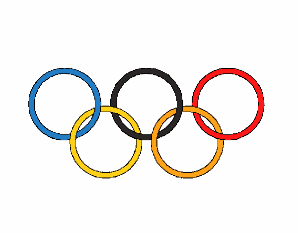 Coloring page Olympic rings painted byholly1980