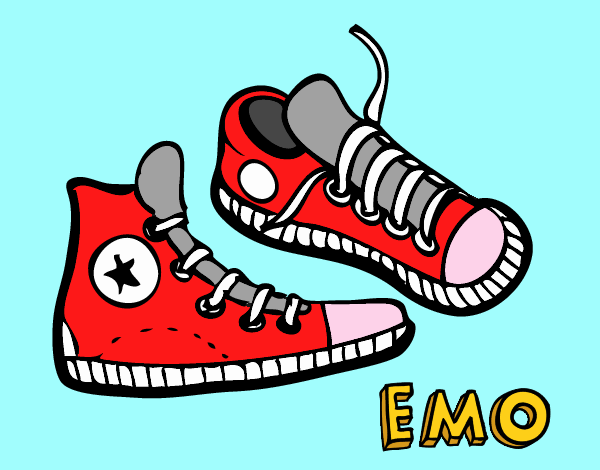 Coloring page Sneakers painted byJakeMaster