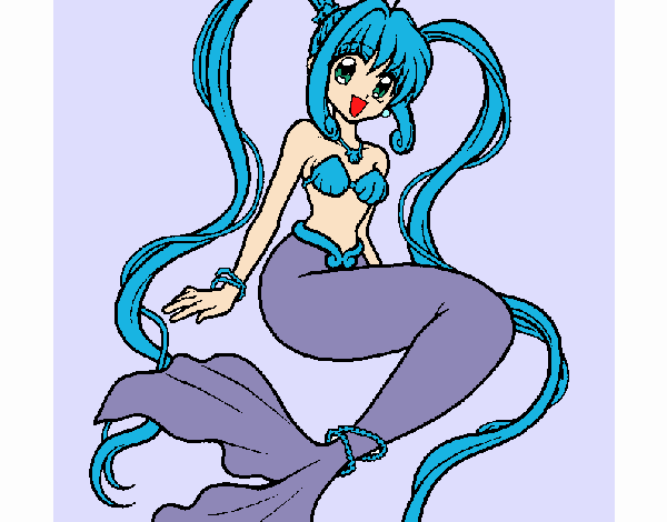 Mermaid with pearls