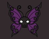 Coloring page Emo butterfly painted byBella0