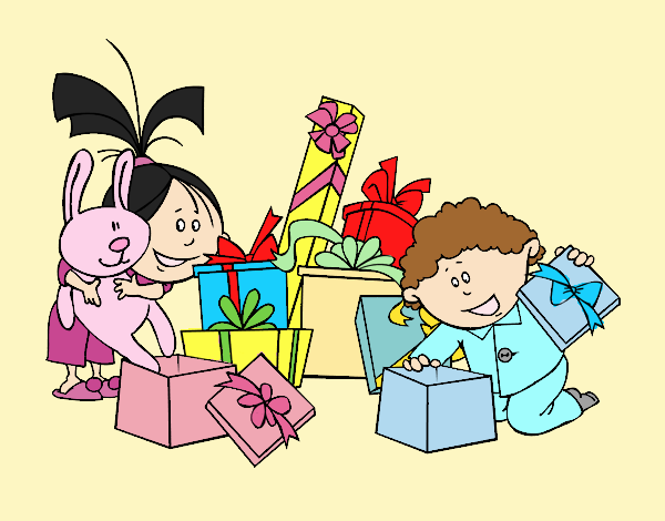 Children and presents