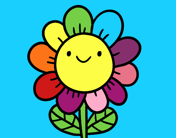A smiling flower