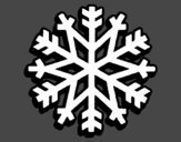 Coloring page Snowflake painted byLornaAnia