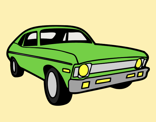 Coloring page American car painted byLornaAnia