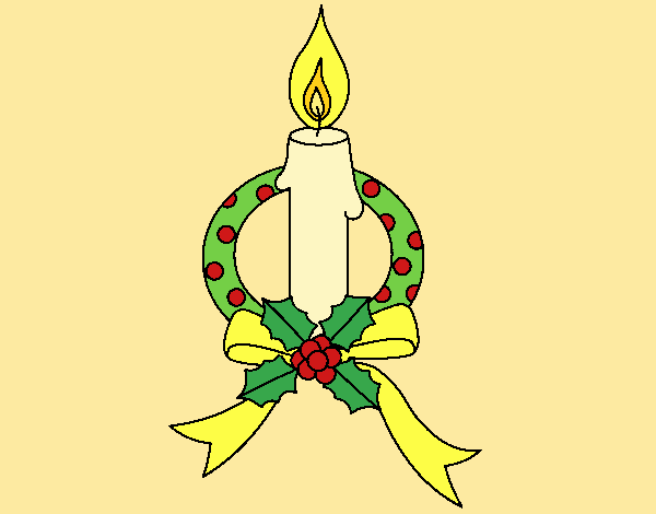 Christmas candle III