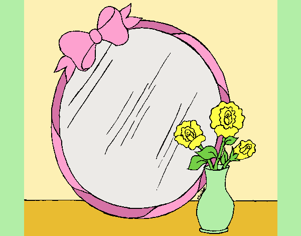 Coloring page Mirror painted byLornaAnia
