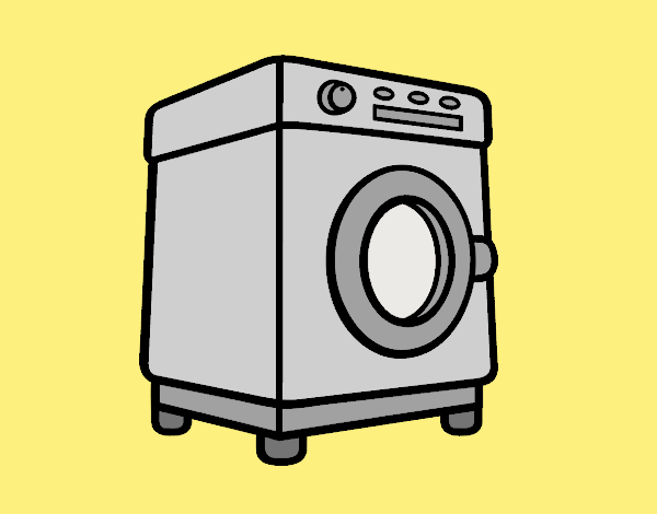 Coloring page A washing machine painted byLornaAnia