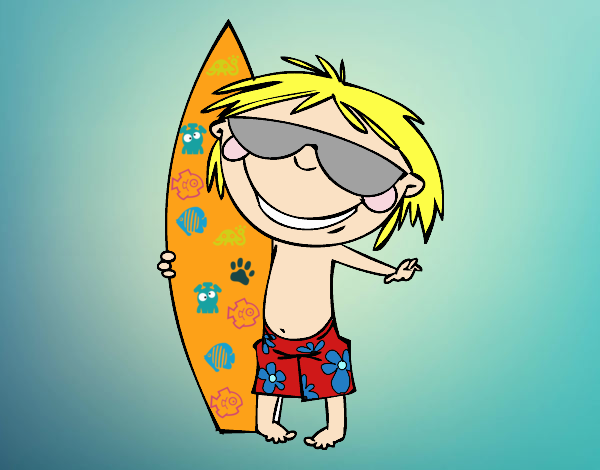 Surfer boy