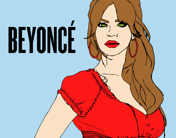 Coloring page Beyoncé B-Day painted byANIA2