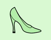 Coloring page High heel shoe painted byLornaAnia