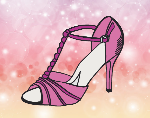 Coloring page Party shoe painted byANIA2