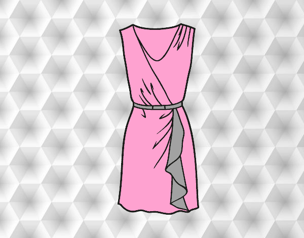Coloring page Simple dress painted byANIA2