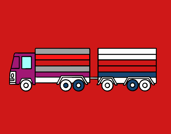 Truck with trailer