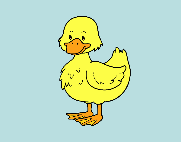 Coloring page Ducky farm painted byLornaAnia