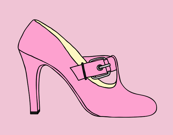 Coloring page Chic shoes painted byANIA2