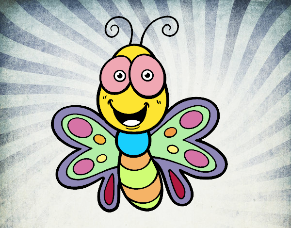 Smiling butterfly