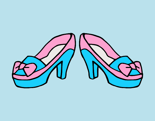 Coloring page Heels painted byLornaAnia