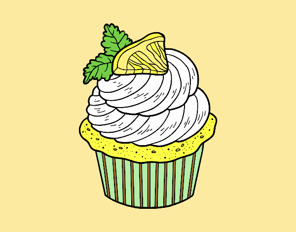 Lemon cupcake