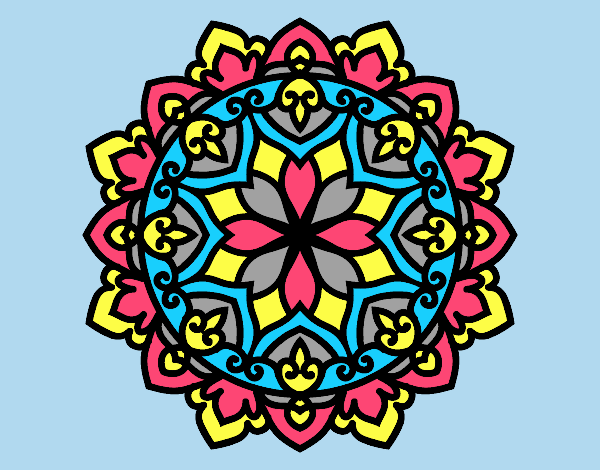 Coloring page Celtic mandala painted byLornaAnia