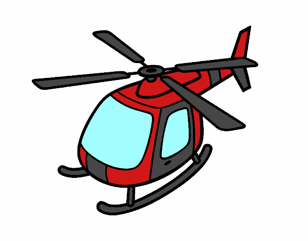 Helicopter flying