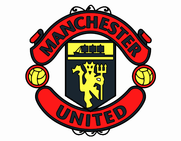 Colored page Manchester United FC crest painted by User not registered