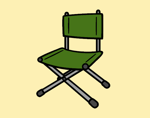 Coloring page Folding chair painted byLornaAnia