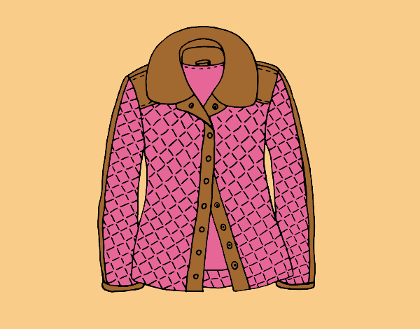 Coloring page A jacket painted byJessicaB