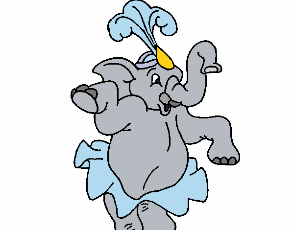 Elephant dancing