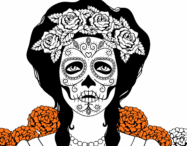 Female mexican skull