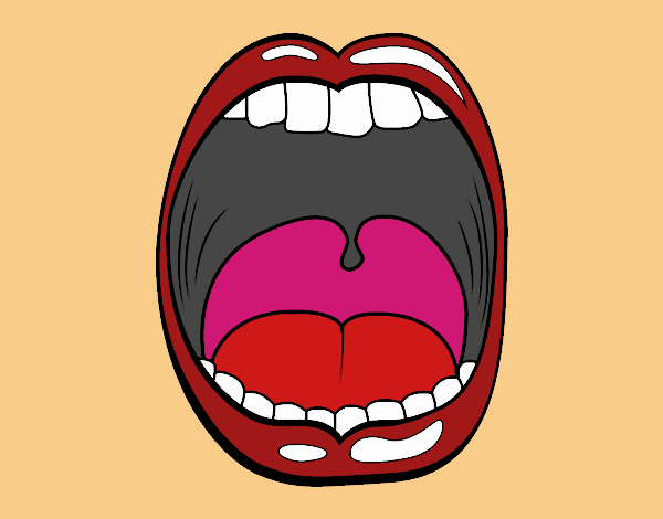 throat coloring page