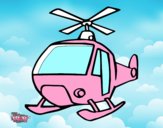 A helicopter
