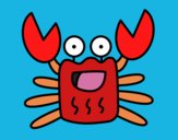 Cheerful crab
