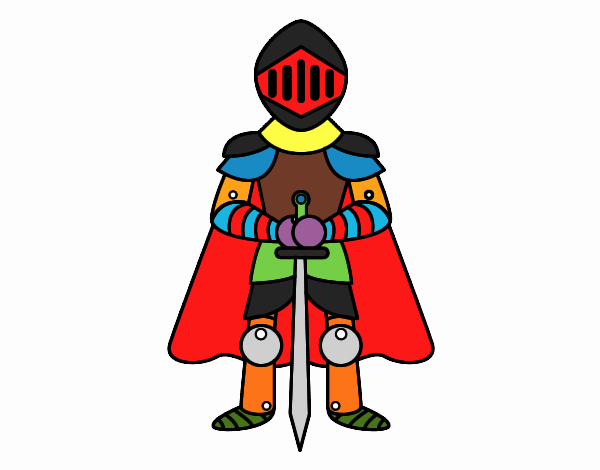 Knight with cape
