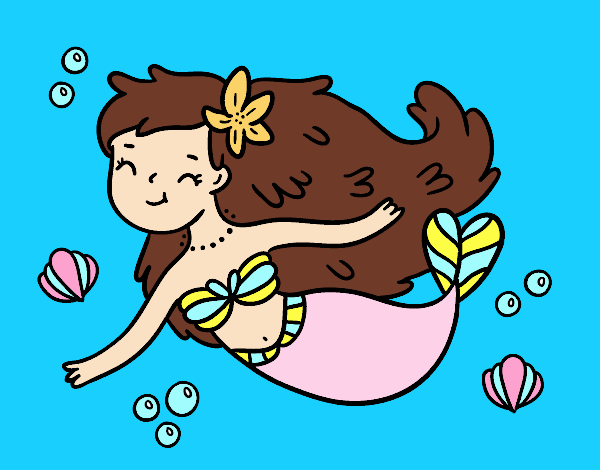A Happy Mermaid