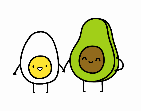 My egg and avocado, they are Best Friends