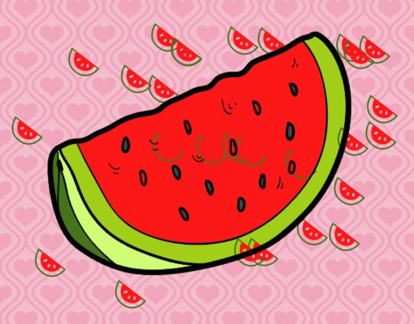 A piece of watermelon