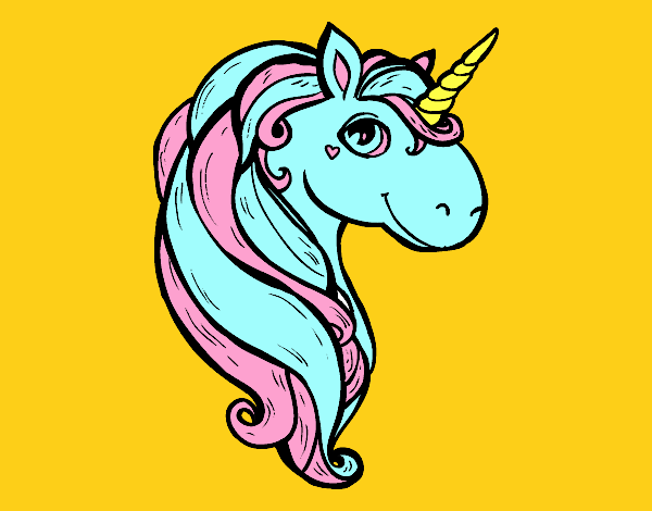 Colored page A unicorn painted by User not registered