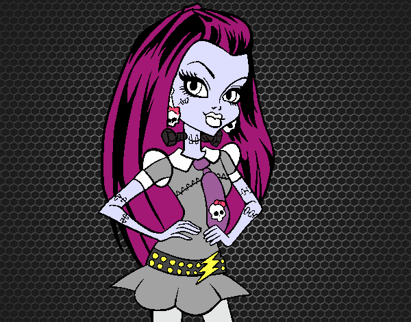 monster high frankie coloring pages