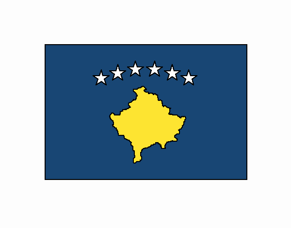 Kosovo flag I