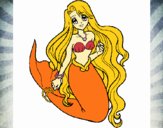 Mermaid 1 coloring page - Coloringcrew.com