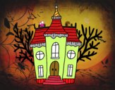 Haunted Halloween mansion
