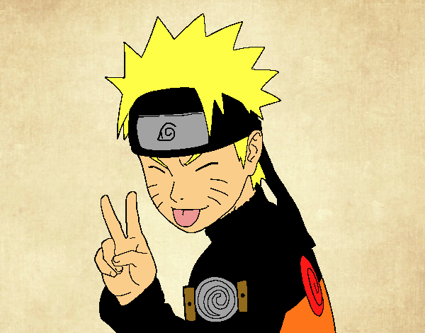 Naruto pulling out tongue