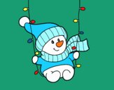 Snowman swinging