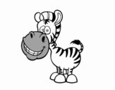 Smiling zebra