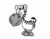Smiling zebra