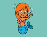 Mermaid under the sea