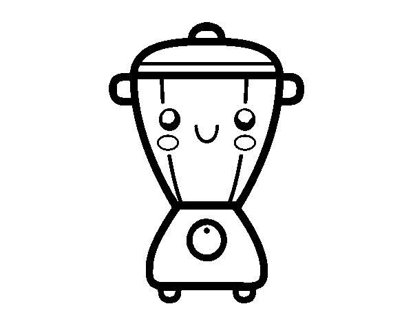 A blender coloring page